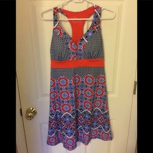 Ideal Beautiful Outdoor Print Summer Dress!
